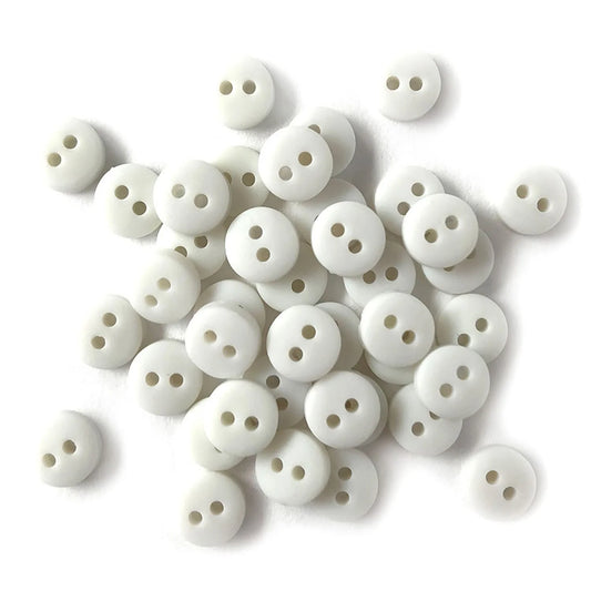 Dekoknopf Tiny White Buttons Dress It Up