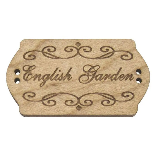 English Garden Schild