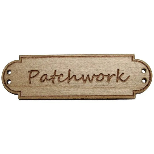 Patchwork Schild