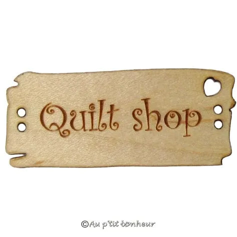 Quilt Shop Schild