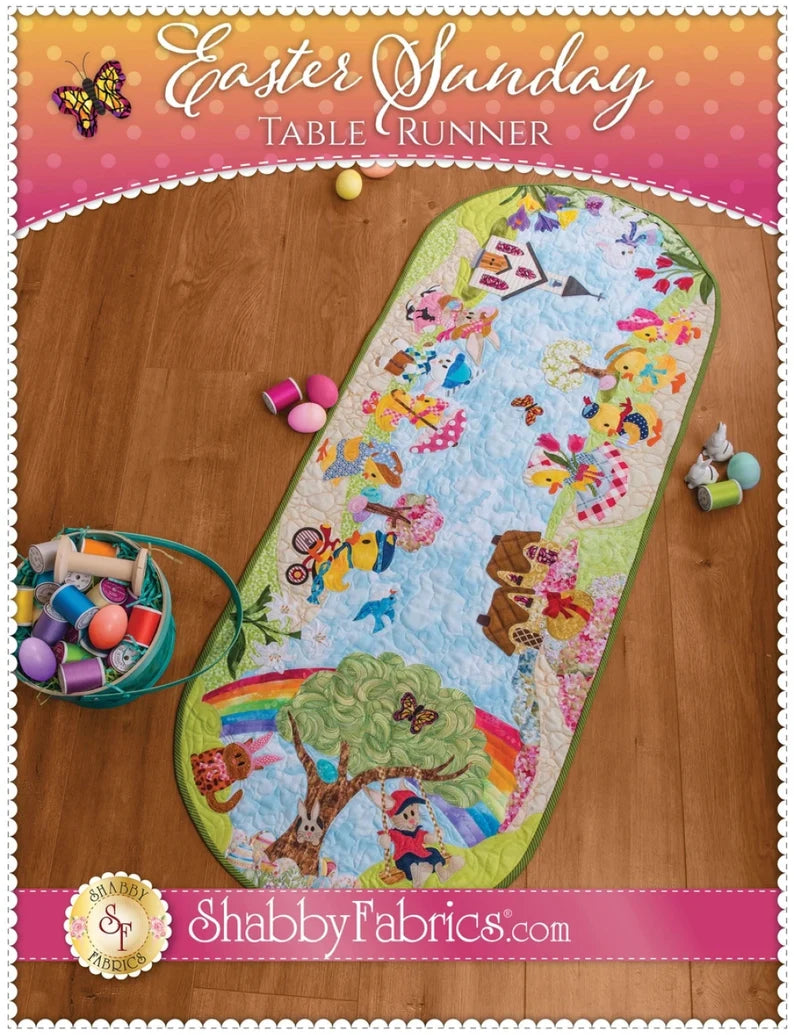 Nähanleitung Easter Sunday Table Runner Shabby Fabrics