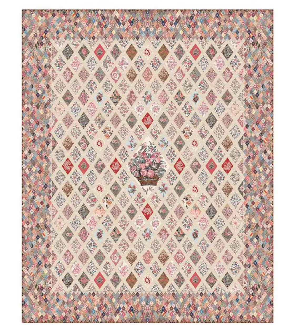 Materialpackung Jane Austin Coverlet Quilt Kit Gundi's Quilt Heaven Importeur