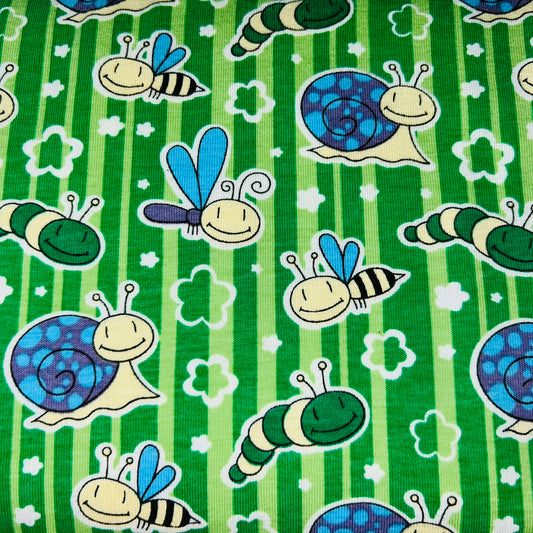Kleine Gartenfreunde Grün Jersey Stoff Swafing GmbH