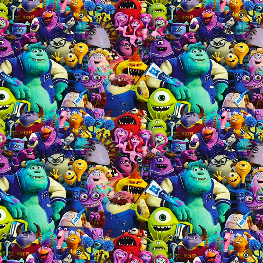 Monsters University Jersey Stoff