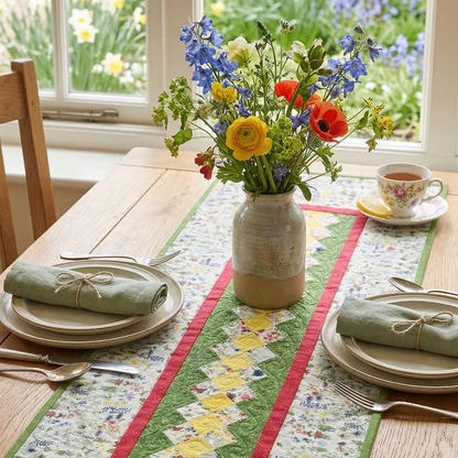 Materialpackung Blumenelfen Tischläufer