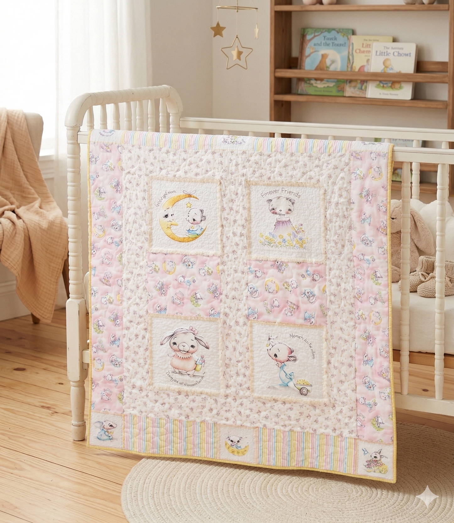 Materialpackung Materialpackung Friends Forever Girl Flanell Gundi's Quilt Heaven