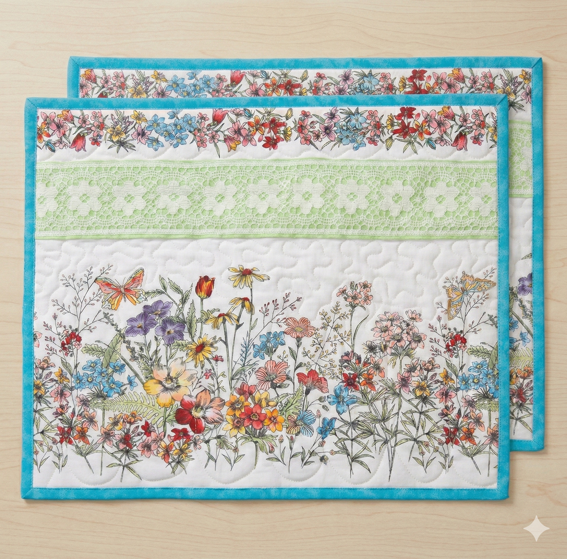 Materialpackung Frühlingswiese Gundi's Quilt Heaven