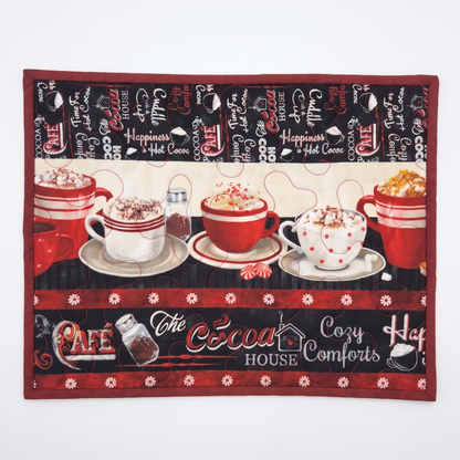 Materialpackung Hot Chocolate Platzdeckchen 4 stk. Gundi's Quilt Heaven