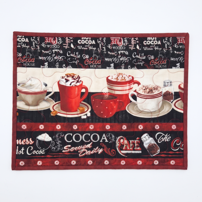 Materialpackung Hot Chocolate Platzdeckchen 4 stk. Gundi's Quilt Heaven