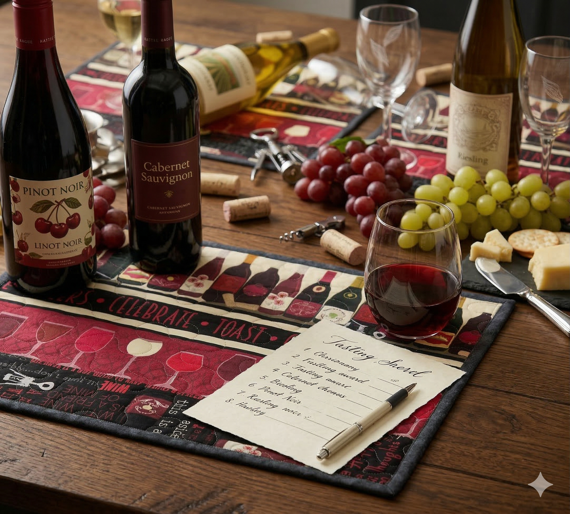 Materialpackung Rotwein Gundi's Quilt Heaven