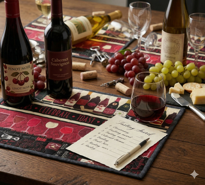 Materialpackung Rotwein Gundi's Quilt Heaven
