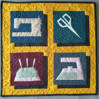 Stoffpaket Stoffpaket Willkommen im Nähzimmer DalinSali Gundi's Quilt Heaven