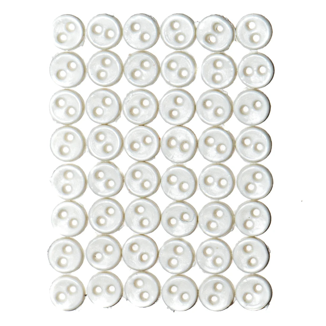Dekoknopf Micro Mini Round White