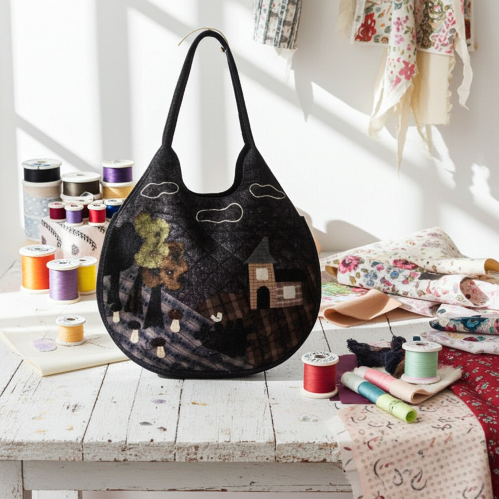 Nähanleitung Bag with Landscape Foltvilag