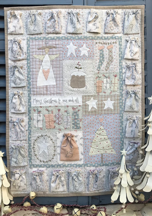 Nähanleitung All for Christmas Advent Calendar Hatched and Patched