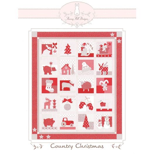 Nähanleitung Country Christmas Bunny Hill Design