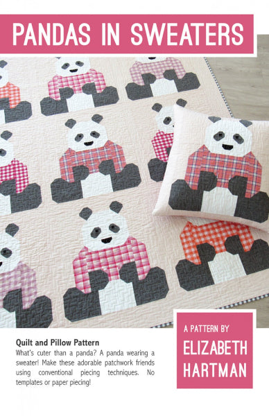 Nähanleitung Pandas in Sweaters Elizabeth Hartman