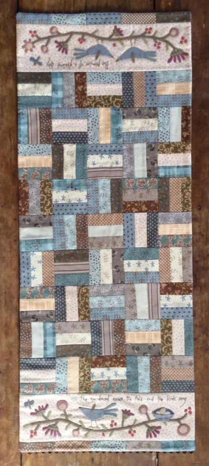 Nähanleitung Songbird Table Runner
