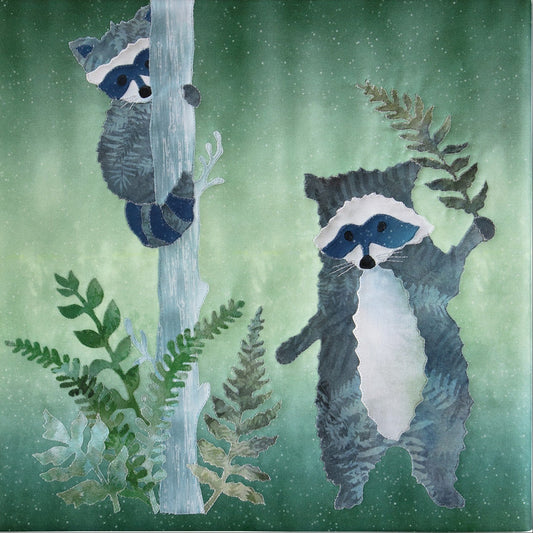 Nähanleitung Woodland Hollow - Raccoon Pine Needles Design