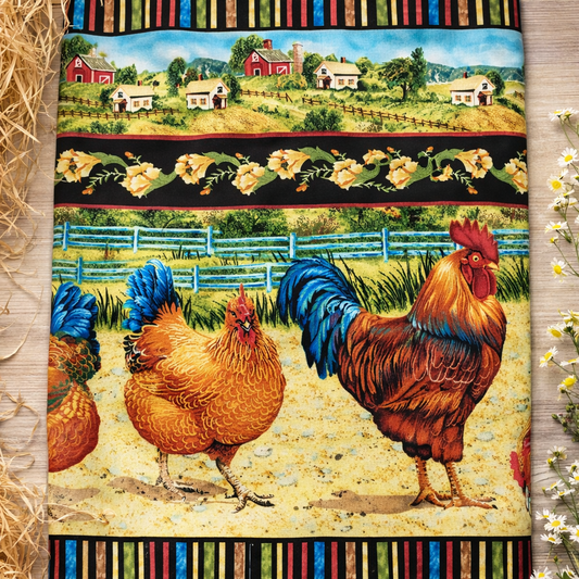 Baumwollstoff Bershire Farm-Dillon Reststück VIP Fabric