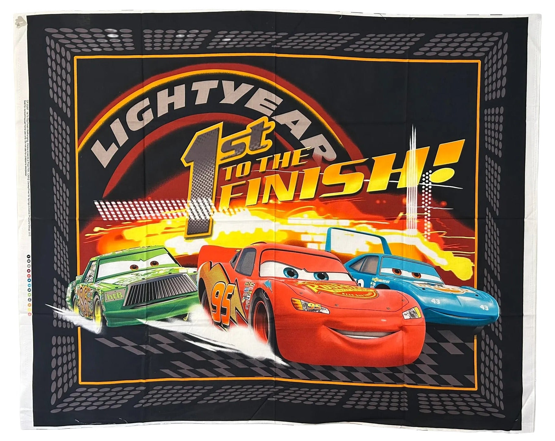 Panel Cars - 1 st To The Finish Gundi's Quilt Heaven Importeur