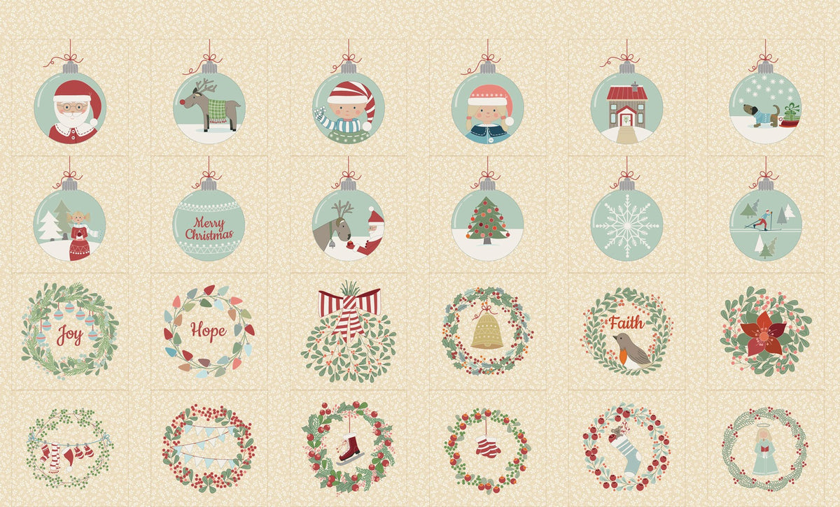 Panel Christmas Wish halbes Panel Devonstone
