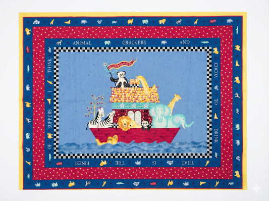 Panel Noah Nursery Quilt Gundi's Quilt Heaven Importeur