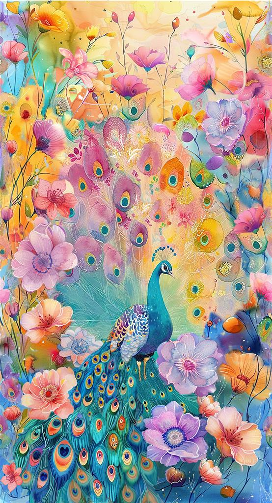 Stoffpaket Peacock Gundi's Quilt Heaven