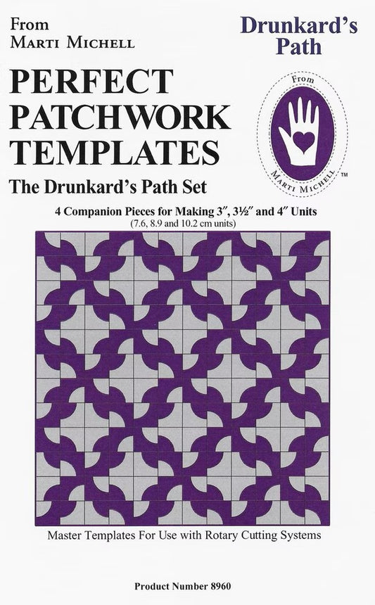 Drunkard's Path Set Patchwork Templates