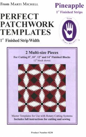Pineapple 1" Strip Patchwork Templates