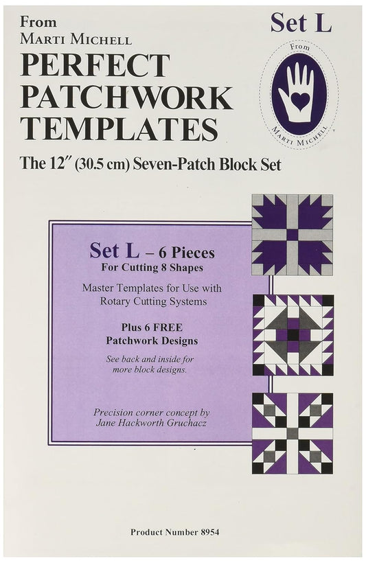 Set L Patchwork Templates Marti Michell