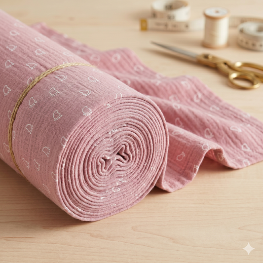 Bekleidungsstoff Barefoot Rose