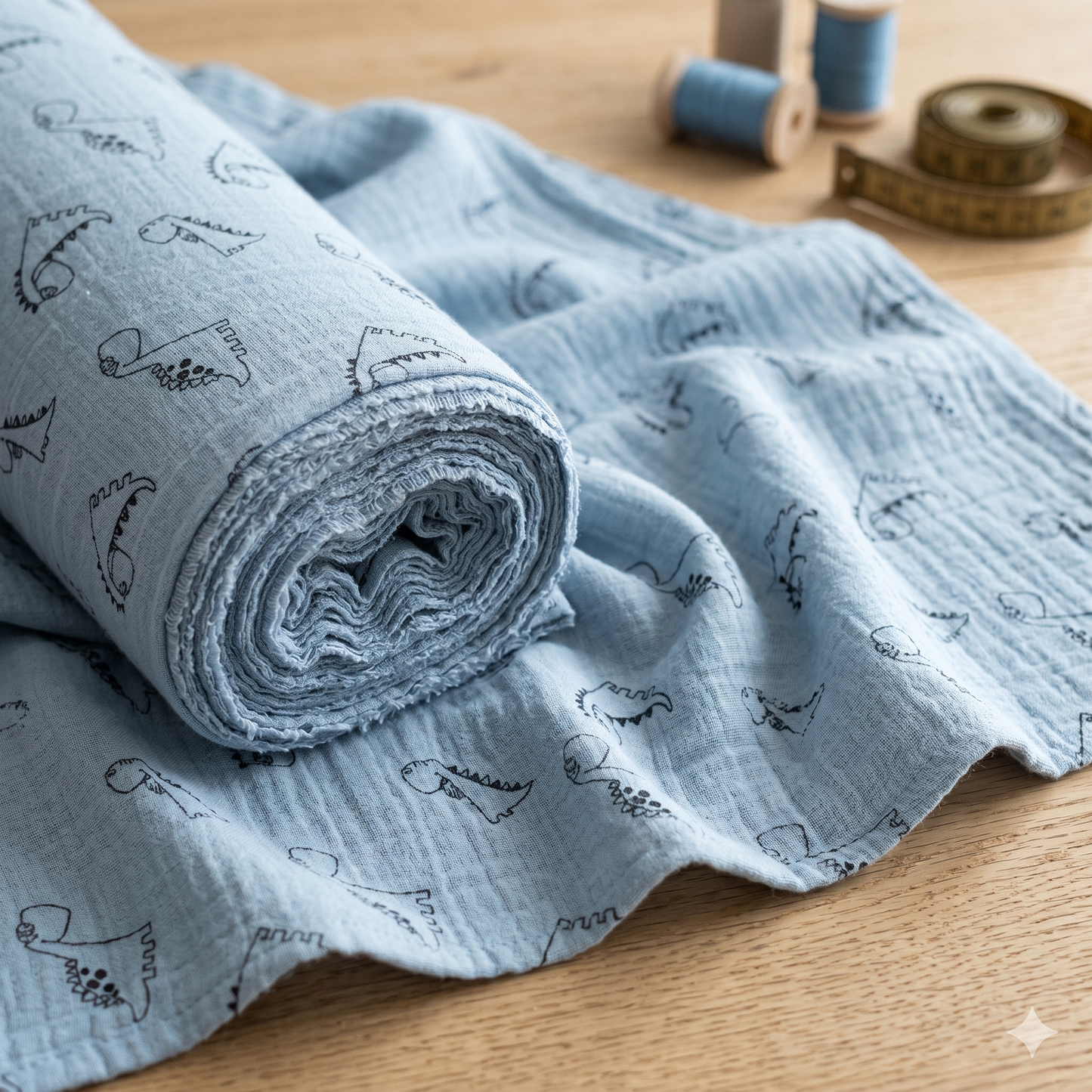 Bekleidungsstoff Dinosaur Blue Swafing GmbH
