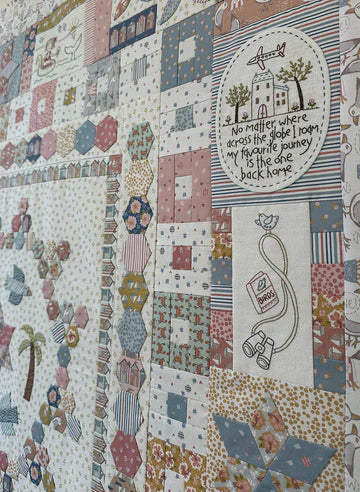 Nähanleitung Happy Travels Quilt The Birdhouse