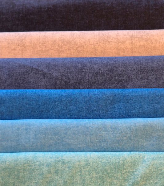 Stoffpaket Stoffpaket Explosion Blau DalinSali Gundi's Quilt Heaven
