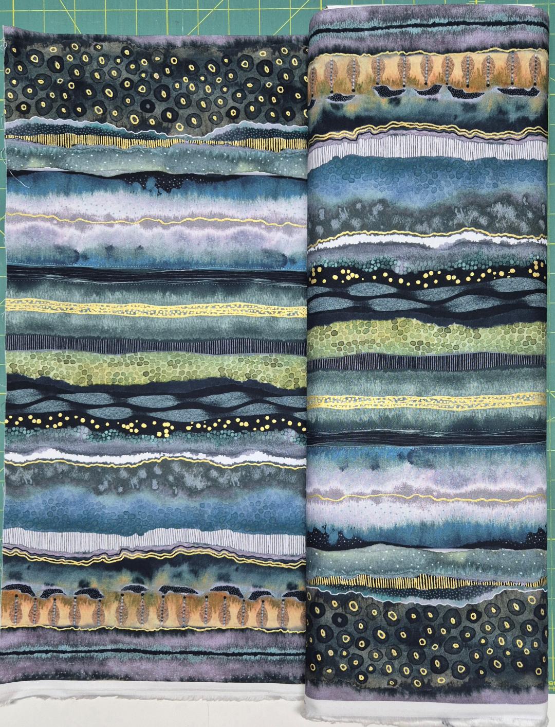 Baumwollstoff Labradorite Stripe Windham Fabrics & Anthology Batiks