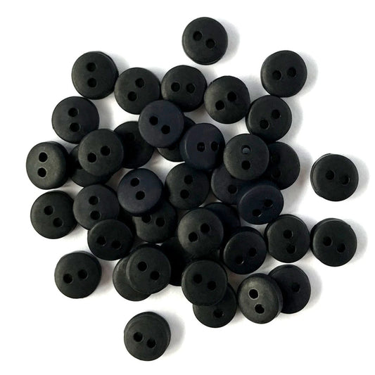Dekoknopf Tiny Buttons Black Buttons Galore and More