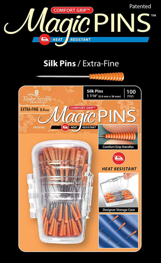 Silk Pins Extra Fine